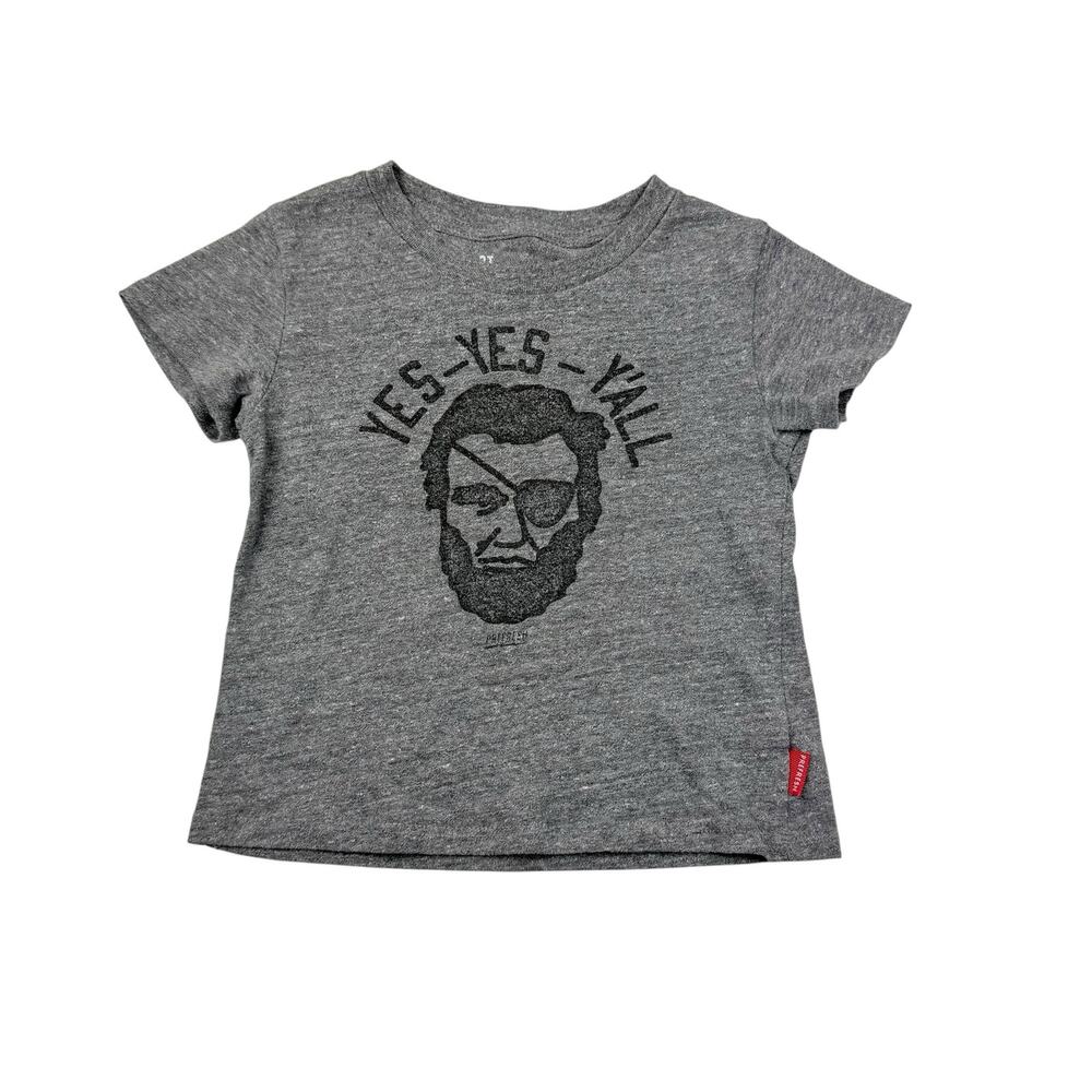 PREFRESH Gray Yes Yes Y’all Tee, Size 3T